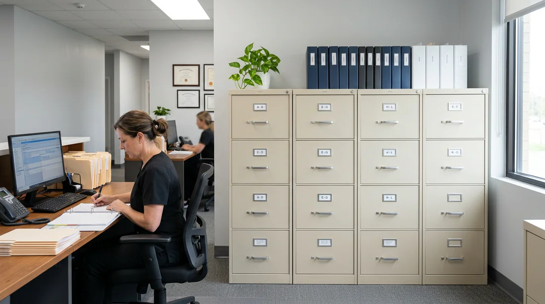 Système de classement efficace pour les archives médicales