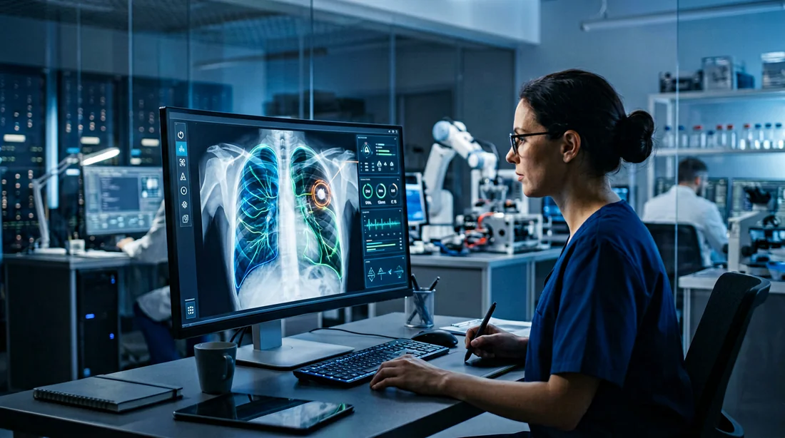 Utilisation de l'intelligence artificielle pour l'interprétation des clichés thoraciques