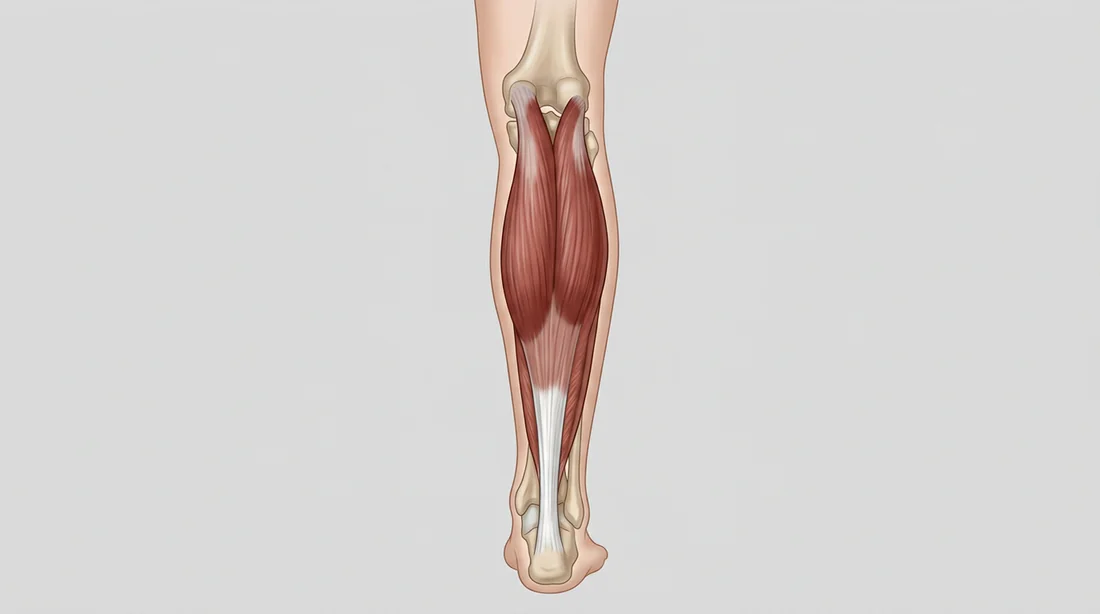 Anatomie des muscles du mollet