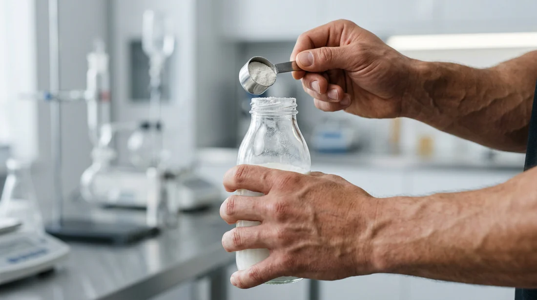Préparation d'un supplément de cétones exogènes pour le sport