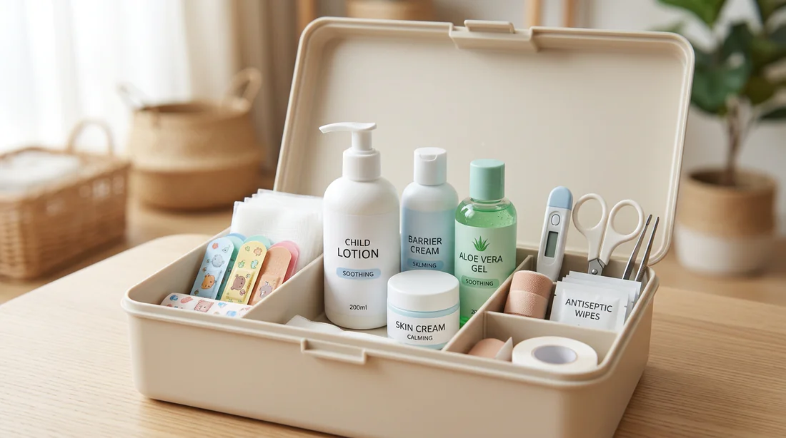 Kit de soins pour apaiser les boutons de varicelle